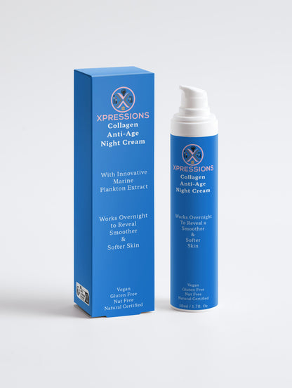 Collagen Anti Age Night Cream 150 | Skin Care | XpressionsCosmetics UK