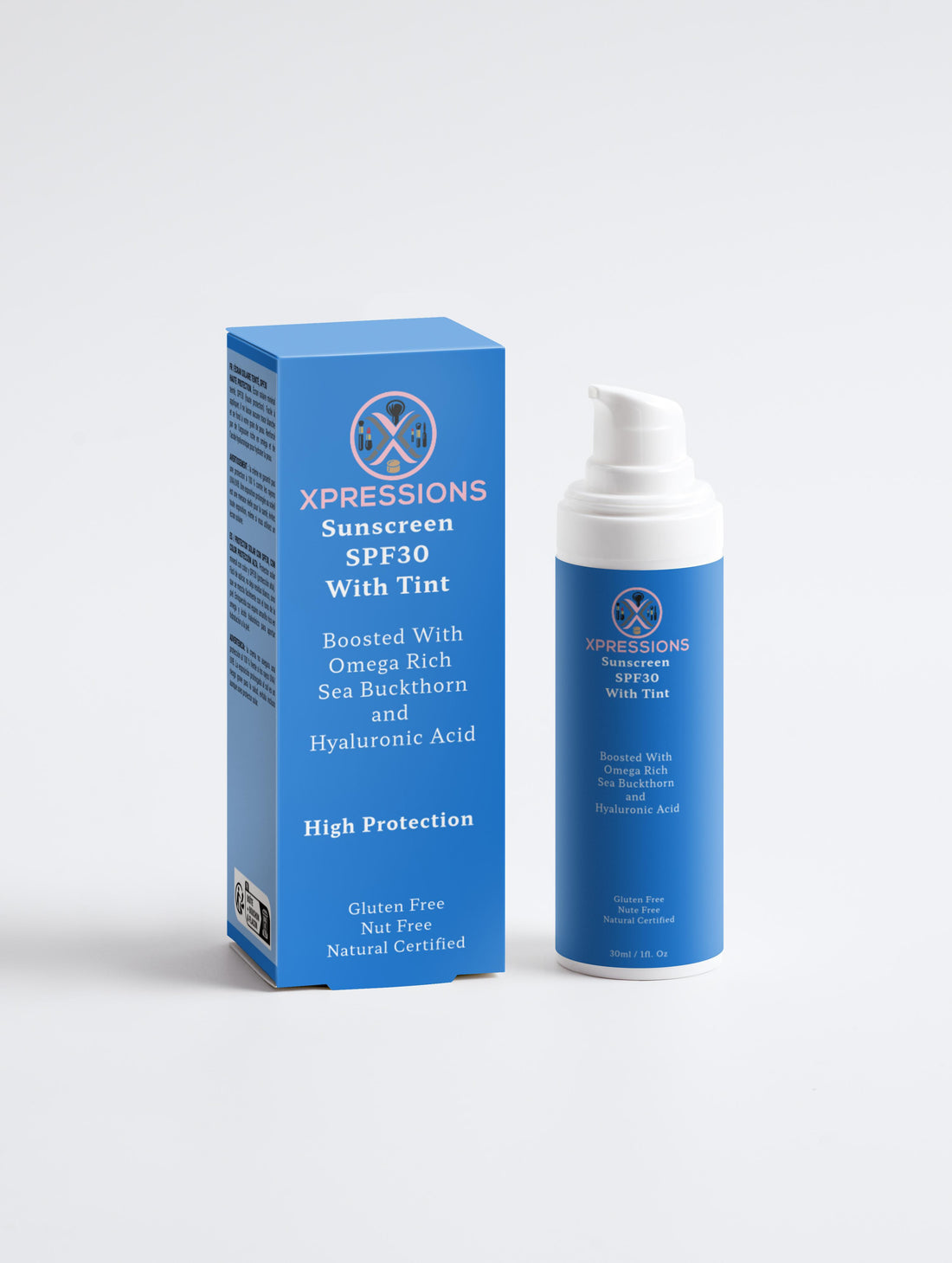 Sunscreen SPF30, with tint (30ml)